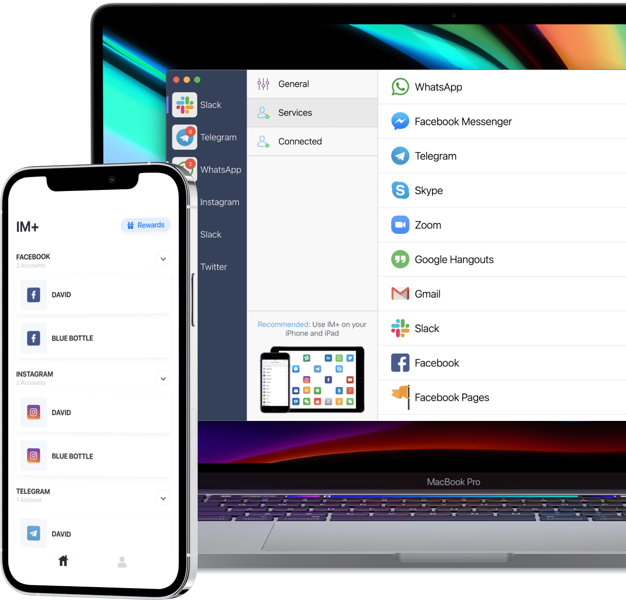 IM+ all in one messenger for Mac and PC